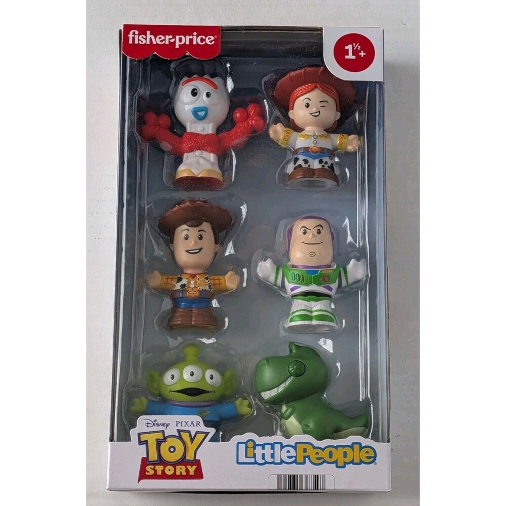 Little People Toy Story Figures 6pk Fisher Price Woody Forky Buzz Lightyear